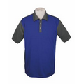 Men's Polo Shirt w/ Contrasting Collar & Sleeves - 25 Day Custom Overseas Express